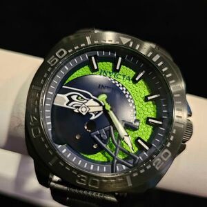 Invicta NFL Seahawks 46MM Black Watch. Brand new.